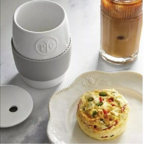 Pampered Chef•NIB•Ceramic Egg Cooker•Eggs, Oatmeal, Instant Soup, Hot Tea…🌼 - Picture 8 of 15